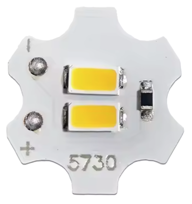 5V, 0.5W cool white LED with resistor (image for) 5V, 0.5W cool white LED with resistor