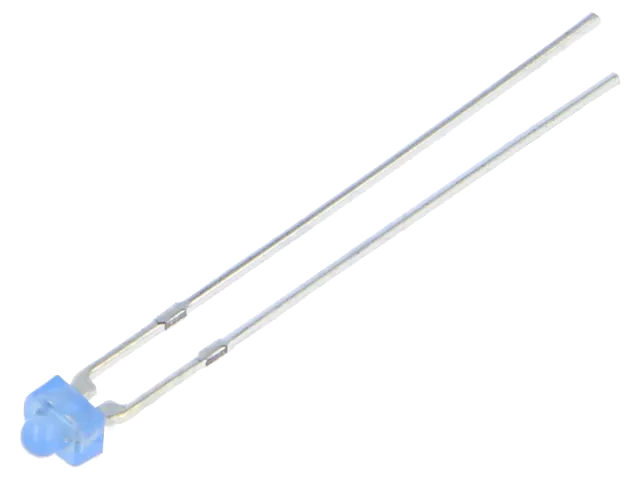 (image for) Blue flashing superbright 1.8mm LED - blue diffuse case