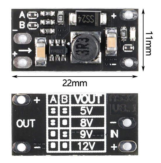 (image for) Low profile 1A DC-DC boost converter