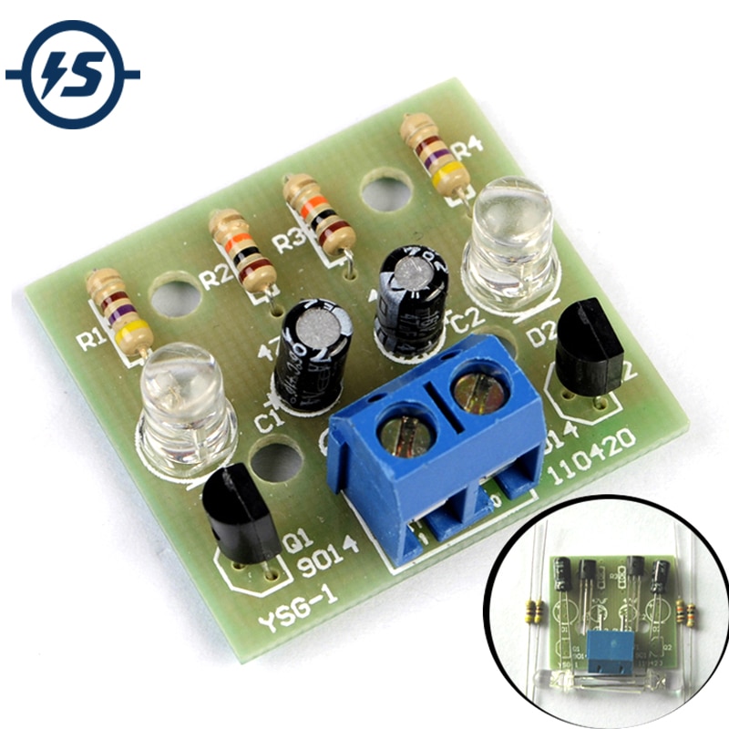(image for) Simple 2 LED flasher kit