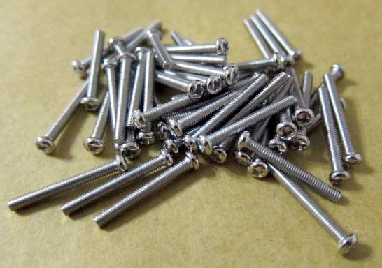 (image for) M3 x 12mm stainless steel philips head screws - bag of 10