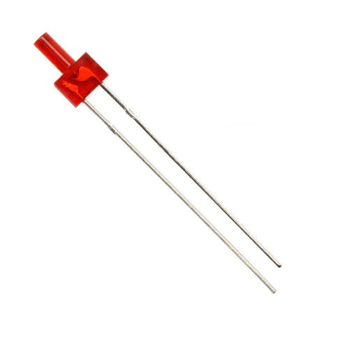 (image for) Red diffuse superbright 2mm tower LED