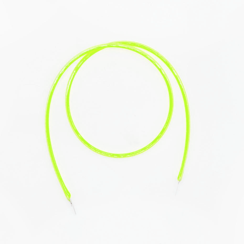 300mm, 3V super flexible green LED filament