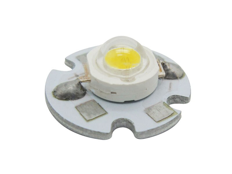 (image for) 3 watt warm white 45 mil chip LED on 16mm round PCB
