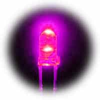 (image for) 3mm superbright pink LEDs