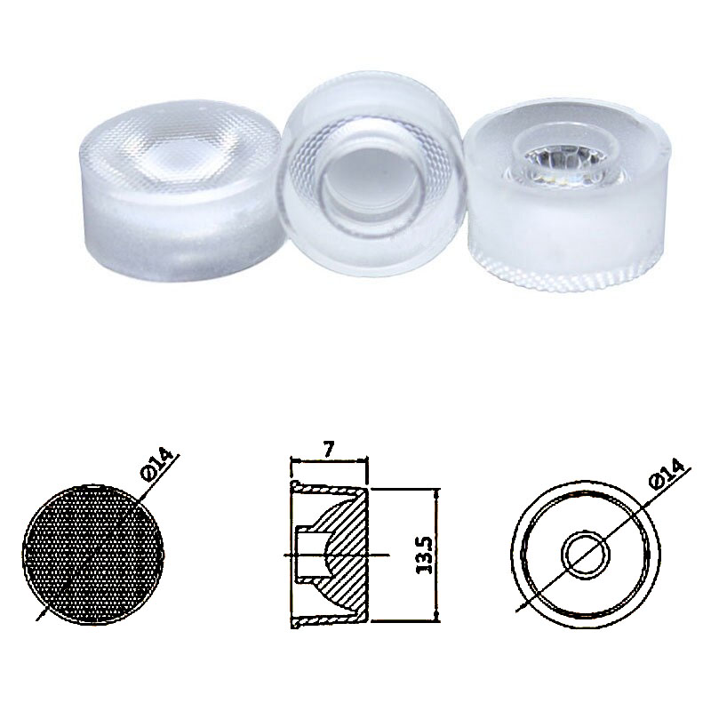(image for) Mini 30° optic for 5050 power LEDs
