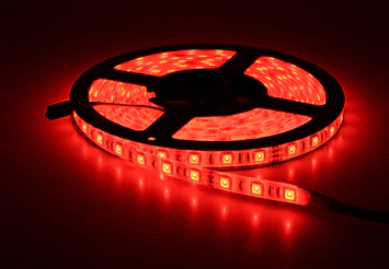(image for) Red 12 volt 5050 LED light ribbon