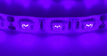 (image for) UV 12 volt 5050 LED light ribbon