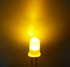 5mm superbright yellow diffuse LEDs - bag of 1000