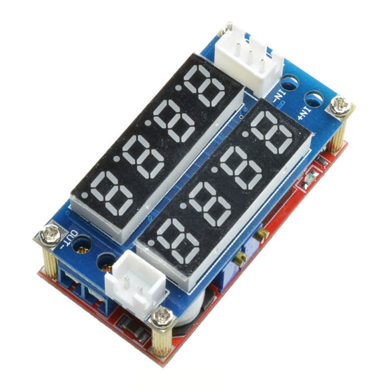 (image for) 5A DC-DC buck converter with volt and current meters