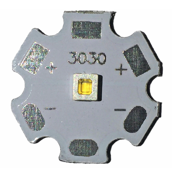 (image for) 0.6W 3030 neutral white LED with inbuilt reflector