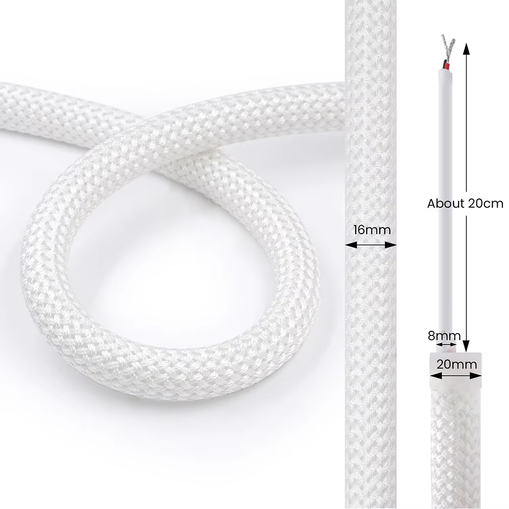(image for) 2 metre flexible LED rope - warm white