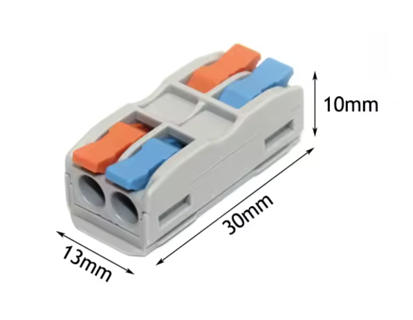 (image for) 2 to 2 cable terminal block
