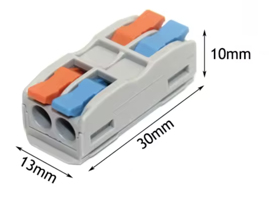 (image for) 2 to 2 cable terminal block