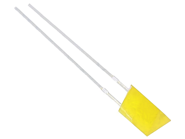(image for) Yellow diffuse triangular LED
