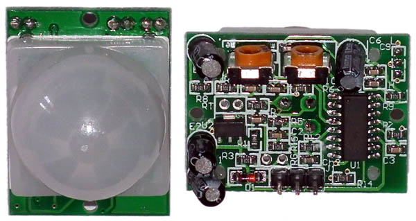 (image for) Adjustable passive infrared detector module