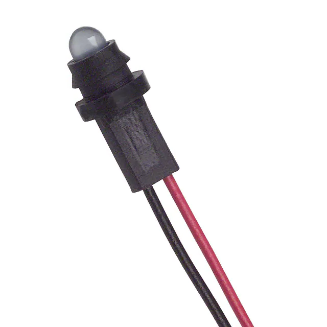 (image for) Lumex 3mm blue high brightness prewired LED with holder
