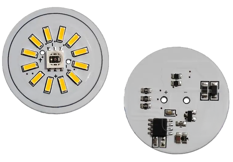 (image for) Warm white and animating RGB 3W LED PCB