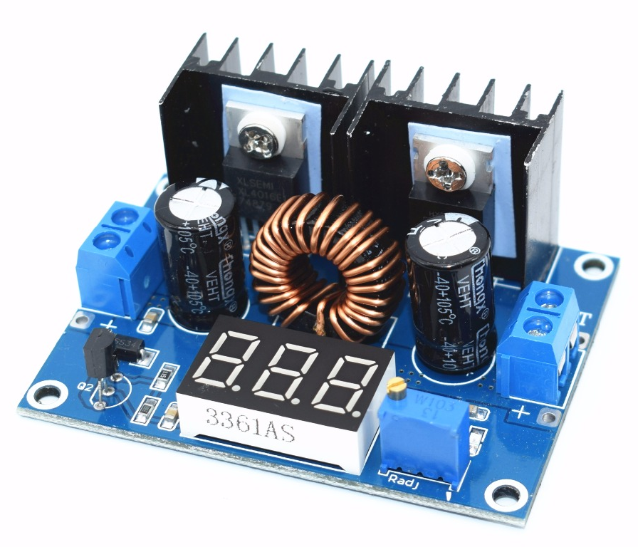 (image for) 8A buck DC-DC converter with current and voltage control